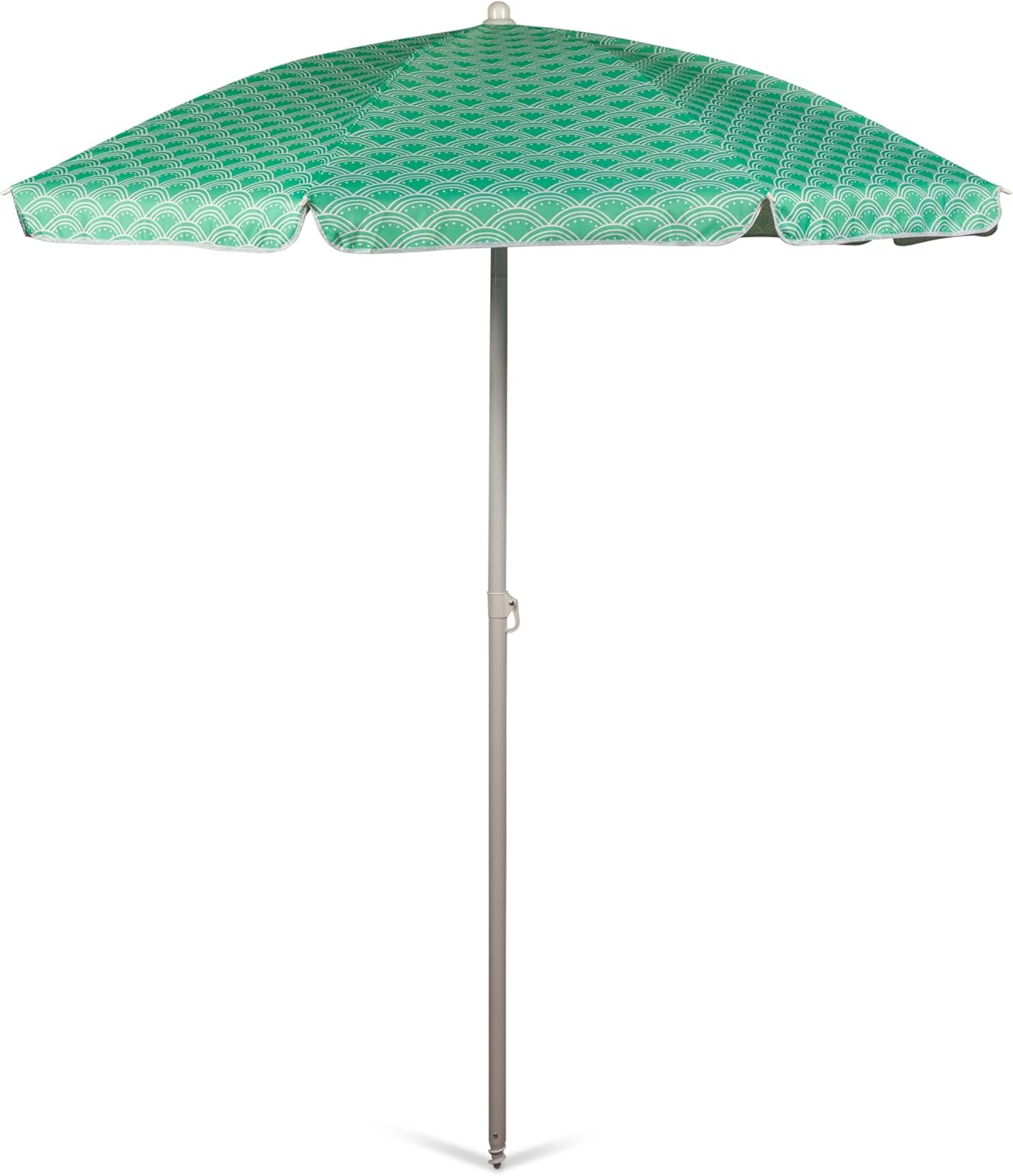 ONIVA Outdoor Canopy Sunshade Beach Umbrella 5.5', Small Patio Umbrella, Beach Chair Umbrella, (Mermaid Teal)