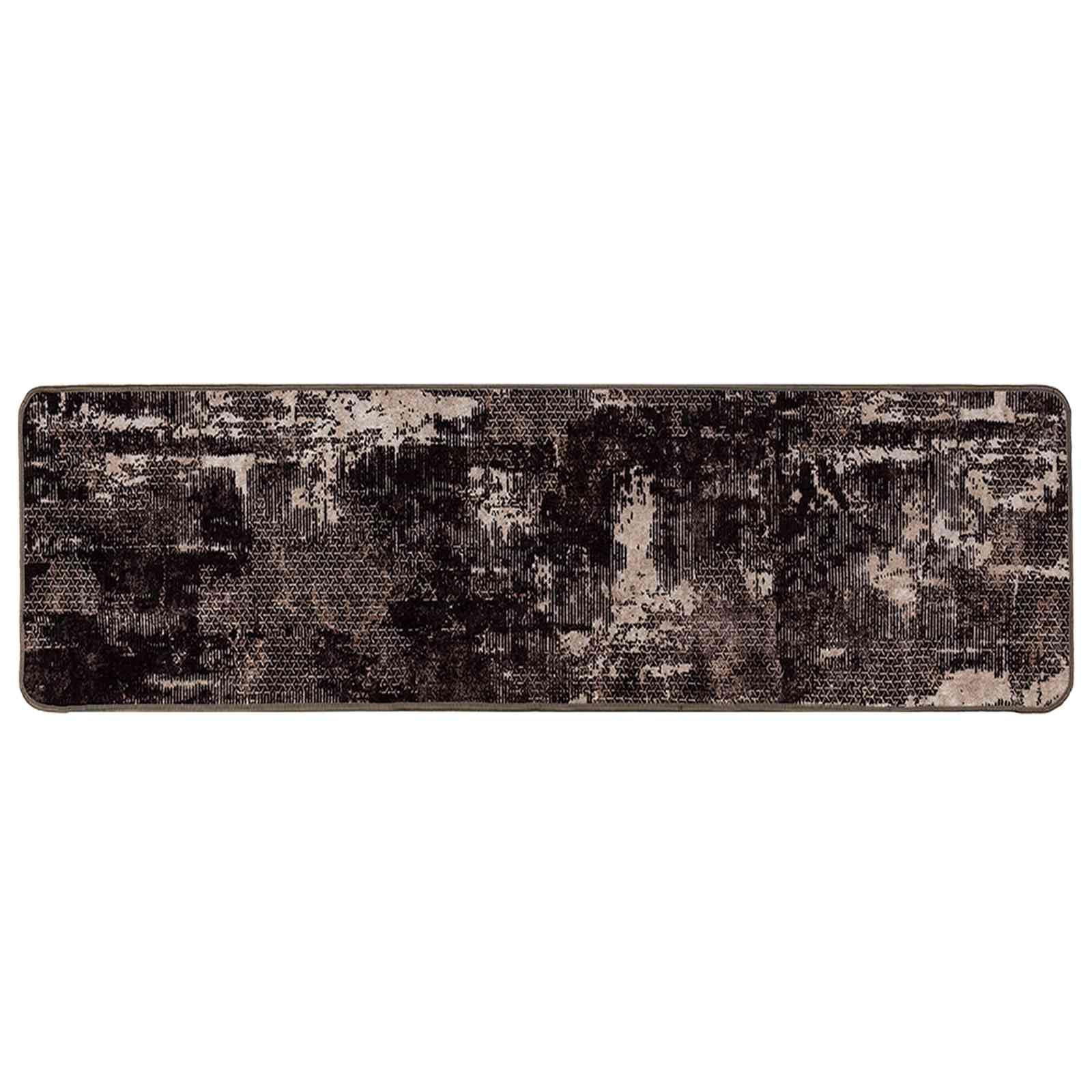 Tapis de passage doux Marsa 100 x 300 cm lavable pour un long couloir design
