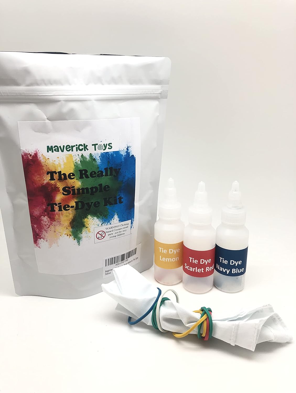 Beginners Tie Dye Kit for Kids and Adults with Three Colours and