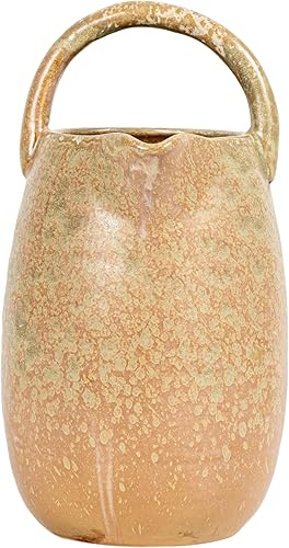 Miniatura 9 de Creative Co-Op Jarra de riego de gres de 80 onzas con asas, esmalte reactivo