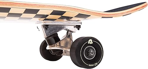 Miniatura 4 de Retrospec Alameda - Patineta completa  Cubierta de madera de arce canadiense con camiones de aleación de aluminio de 55 pulgadas para