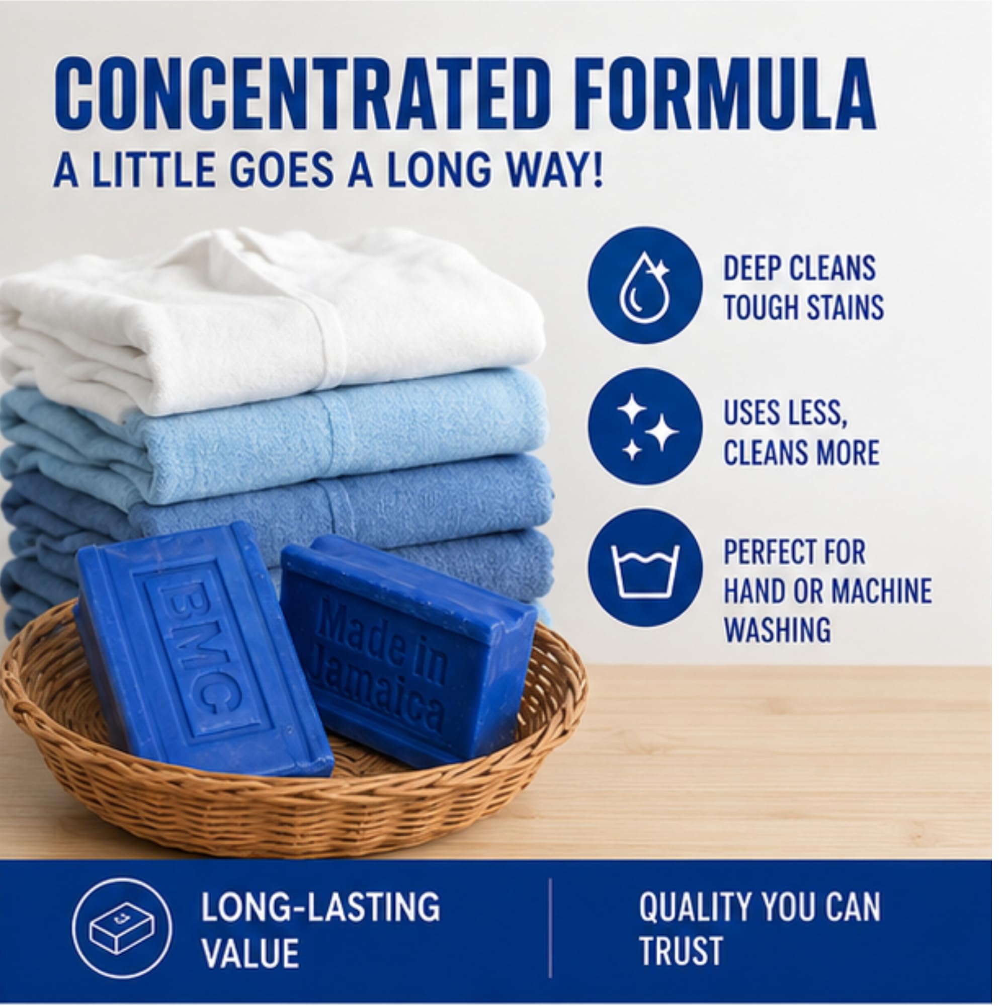Blue Laundry SOAP 3 X 4.23 OZ : Amazon.co.za: Health & Household
