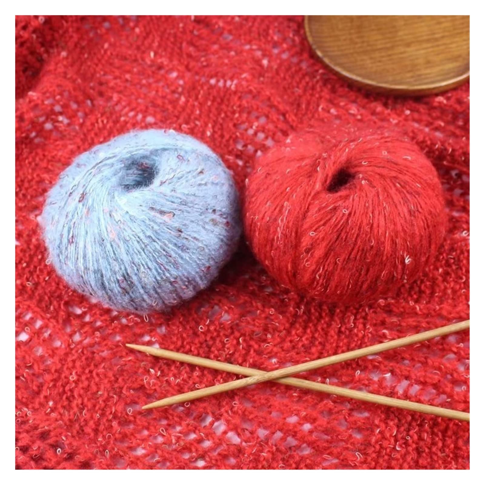 Hilado de Lana de Hilo de 6 Piezas de Hilo for Tejer Hilo Ganchillo Sweater Sombrero Punto Un Ganchillo Ovillos Lanas (Color : 1pc 13)