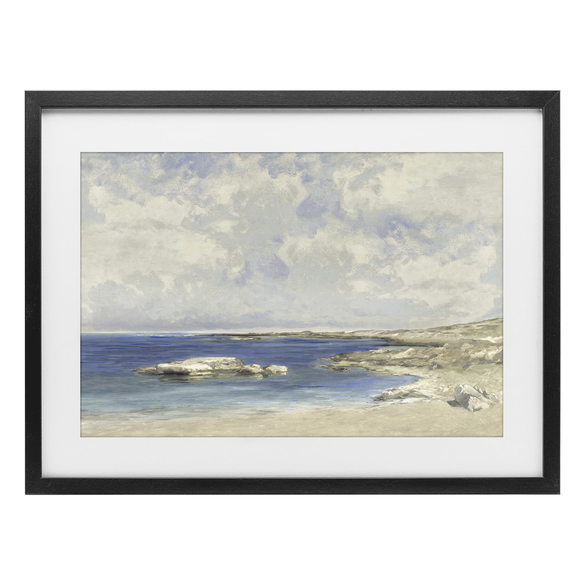 'Pond At Morning'| Framed Print Under Glass