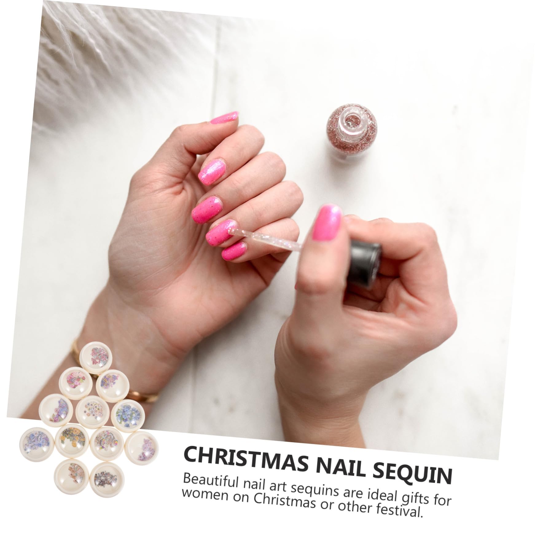 VICASKY 2 Set Adesivi Colorati Tema Fiori Per Manicure E Te Per Appassionati Nail Art E Professionisti 12 Scatole*2