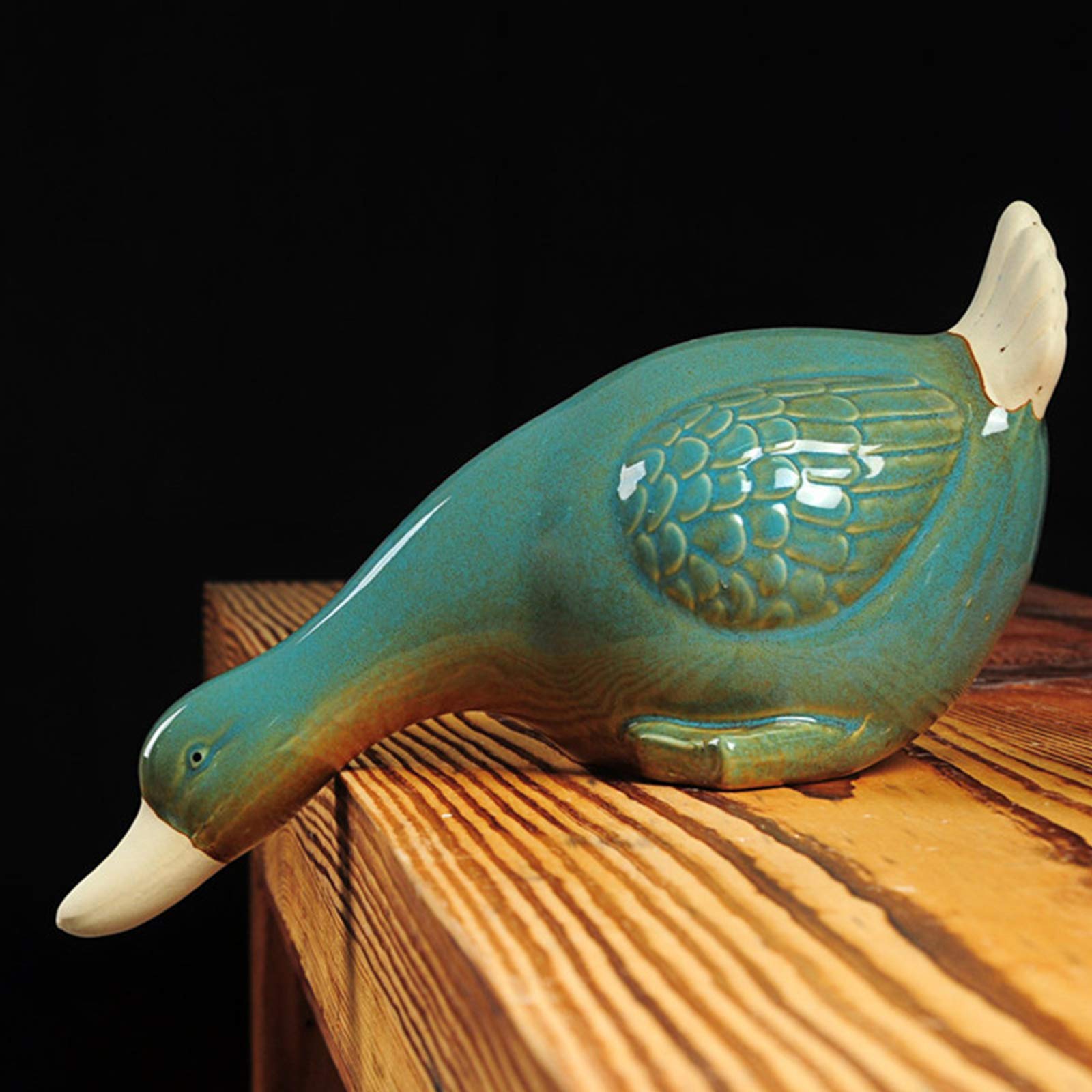 Statuetki i figurki ceramiczne dekoracje, rzeźby zwierząt do salonu, na zewnątrz lub wewnątrz, do ogrodu, stawu, rękodzieła artystycznego, zestaw