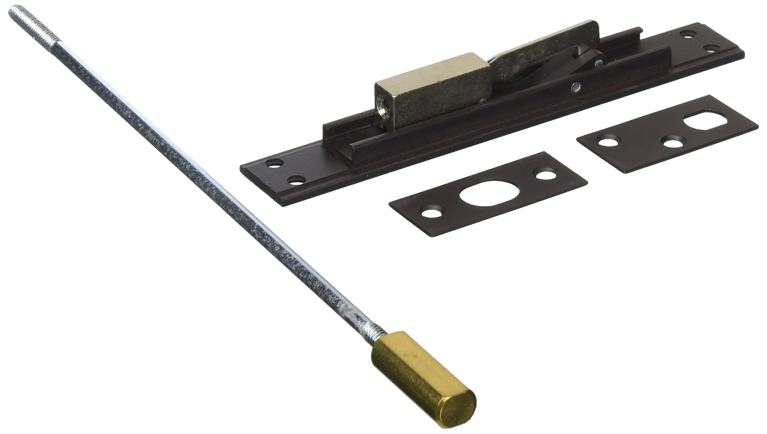 Deltana 12EFB10B Solid Brass 12-Inch Extension Flush Bolt