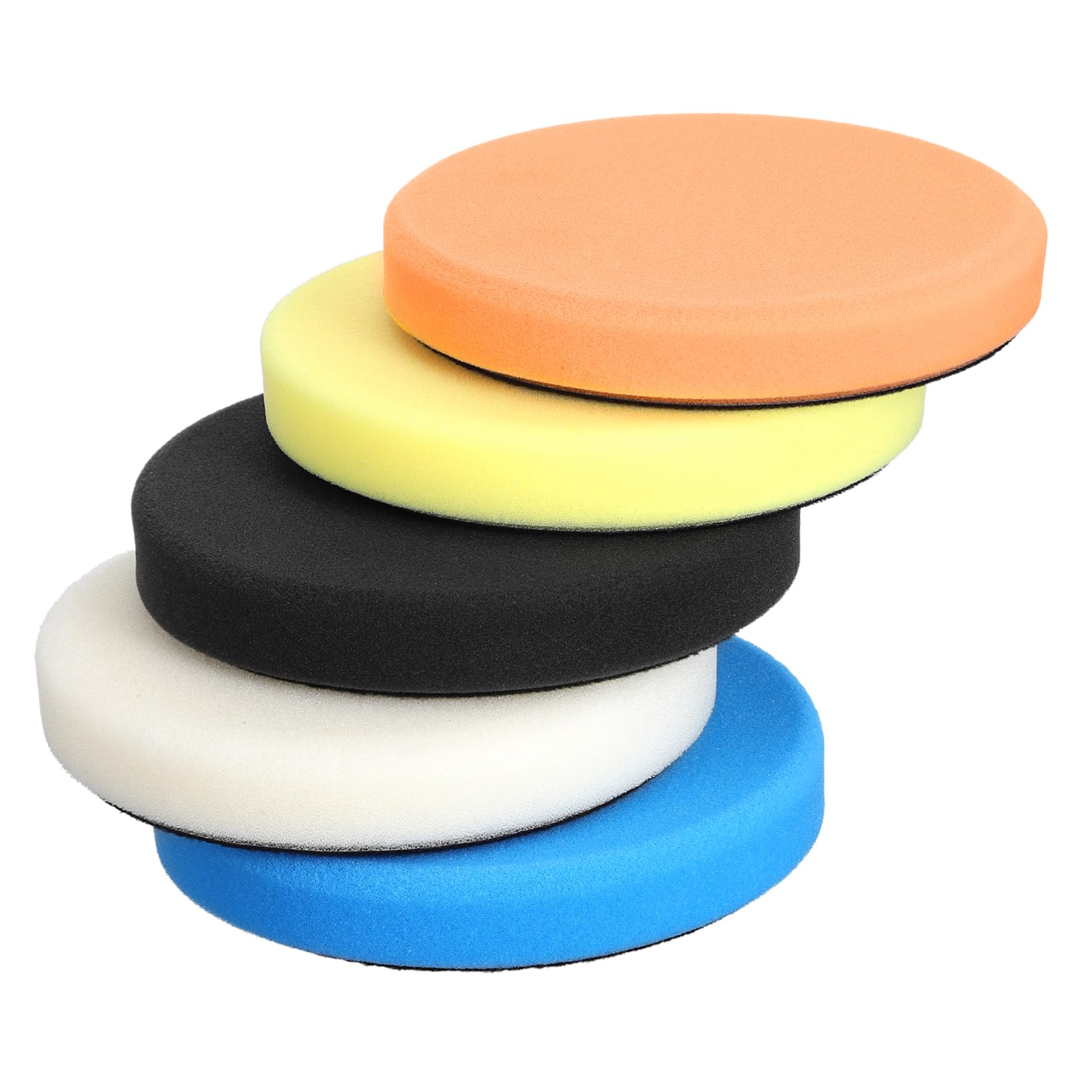 ULTECHNOVO 15piezas Almohadillas De Pulido De Esponja Para Coche Pads De Encerado y Pulido Compatible Taladros Material Resistente y Multifuncional