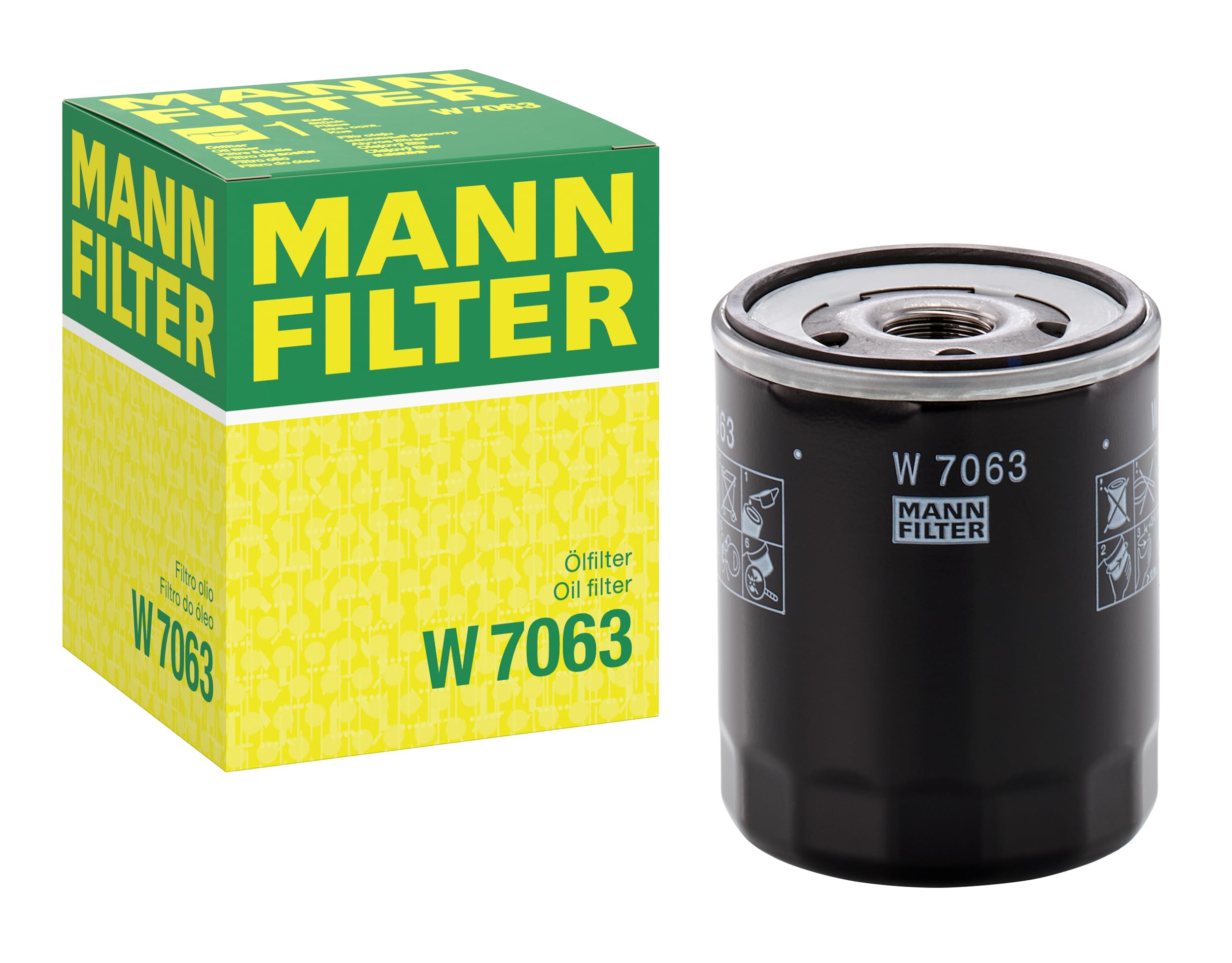 MANN-FILTER W 7063 Ölfilter - für Pkw + Transporter