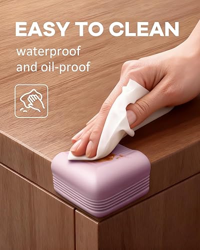 Miniatura 4 de Protectores de esquina a prueba de bebés, paquete de 16 protectores de bordes de espuma extra gruesos para mesa y muebles, protectores adhesivos