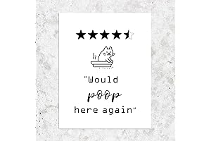Would Poop Here Again Bathroom Sign: A Humorous Touch to Your Restroom Decor