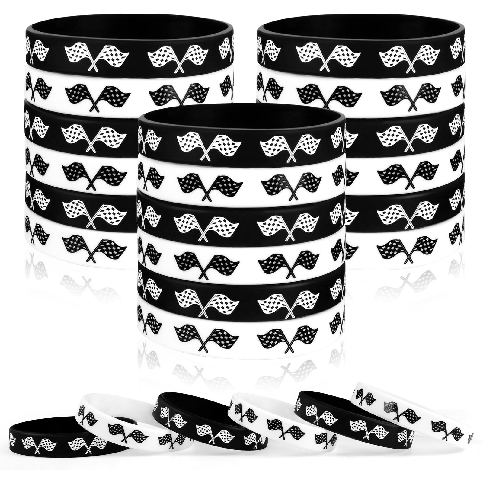 Camping Silicone Bracelets - 42pcs Party Favors -28