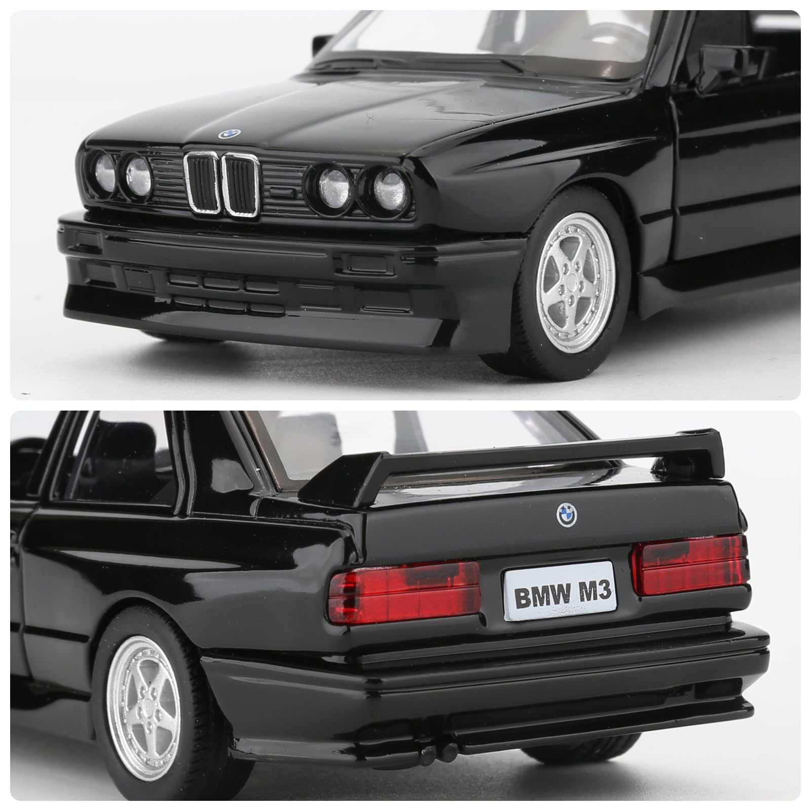 imtfzct Diecast Alloy Toy Car, 1/36 Scale 1987 BMW M3 Model Car, Toy with Pullback Function - Image 4