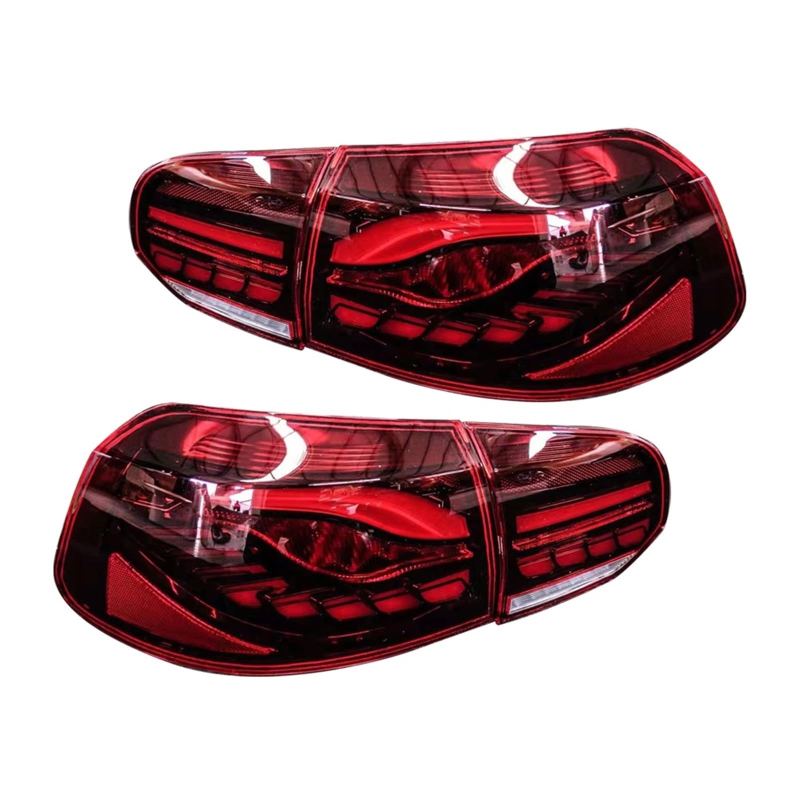 Feux arrière Golf 6 MK6 R20 type B rouge avec clignotants séquentiels LED 2008-2013