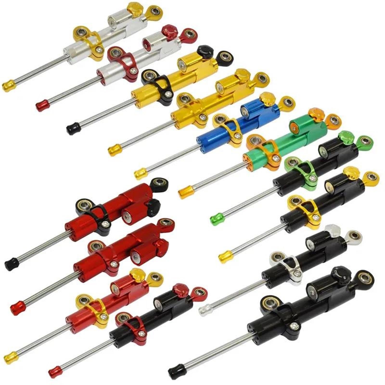 Stabilisateur D'amortisseur De Direction Réglable Universel pour Moto, Levier Linéaire Hydraulique, Contrôle De Sécurité Inversé, Longueur 250mm