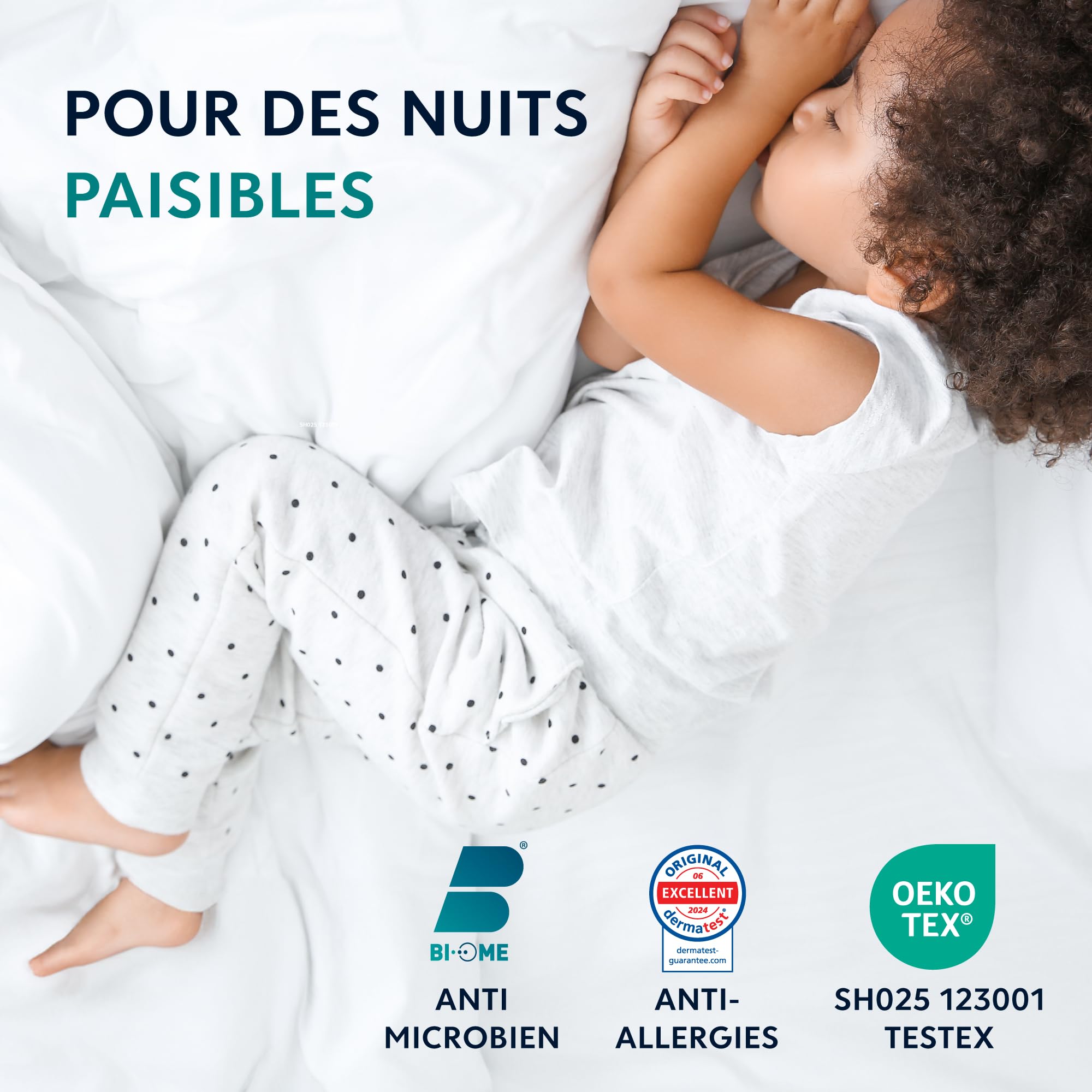 Dreamzie Housse de Matelas 140x190 x25 cm Intégrale Anti-Acarien et Punaises de Lit - Protege Matelas 140x190 cm avec Fermeture Eclair pour Allergiques - Imperméable, Bi-Ome et Oeko-Tex