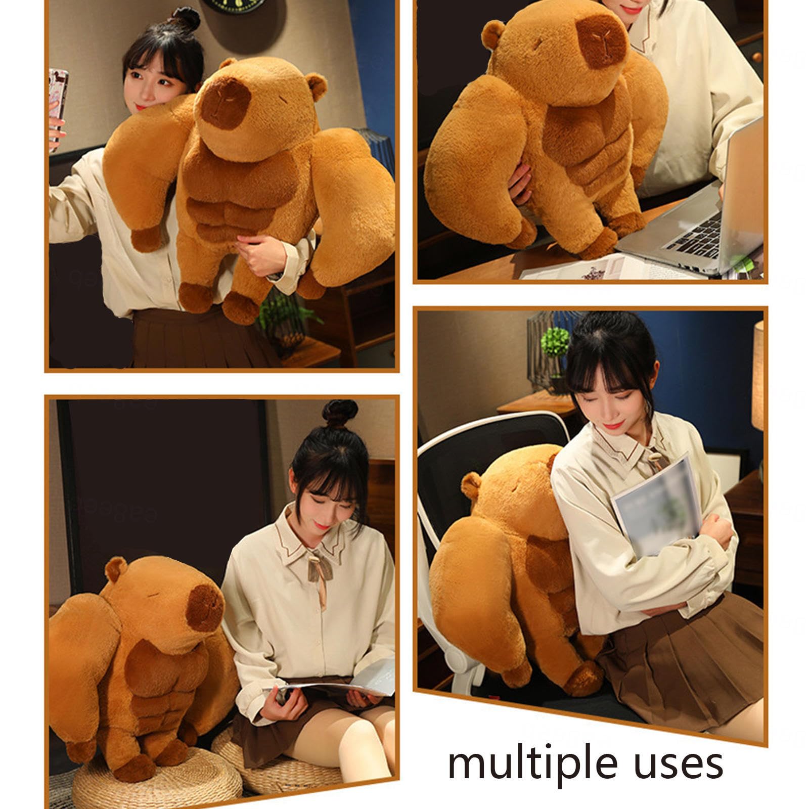 Amazon.co.jp: カピバラ ぬいぐるみ 45/65cm、フィットネス, 特大