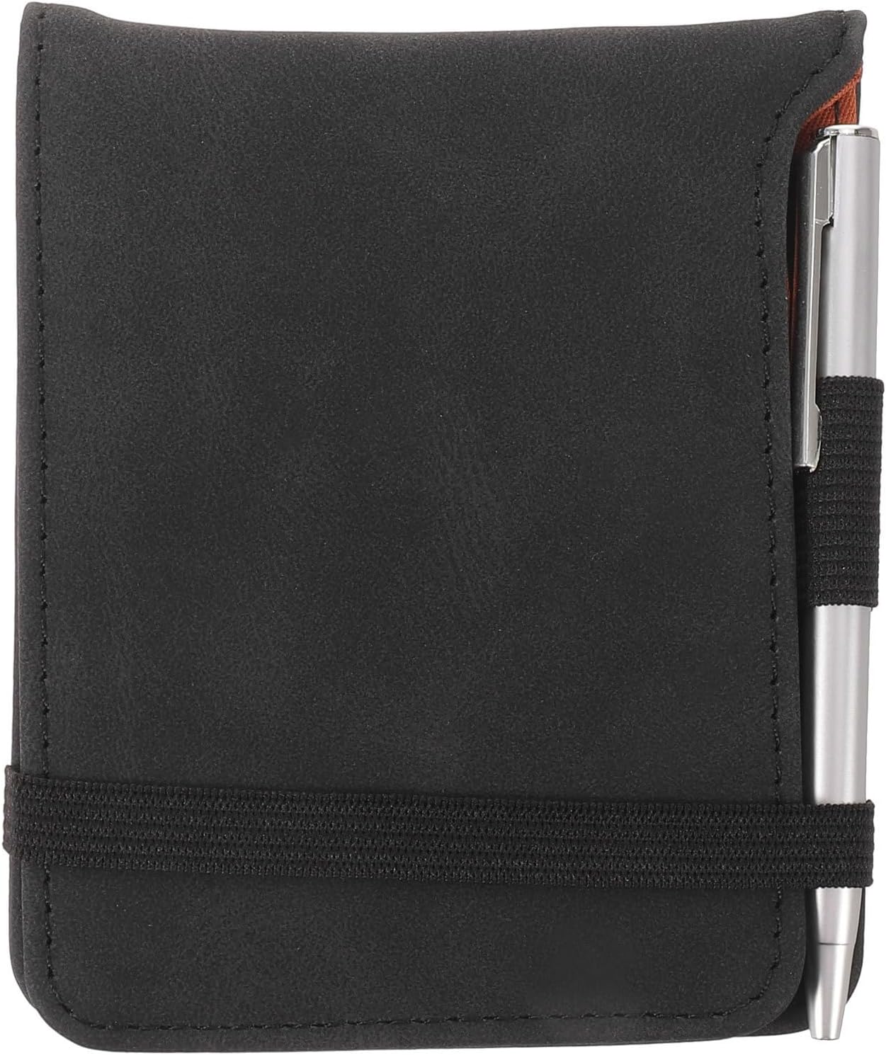 Golf Scorebook with Faux Leather Cover and Writing Pen Portable Mini Golf Score Notebook with No Bleed Paper for Practice Range