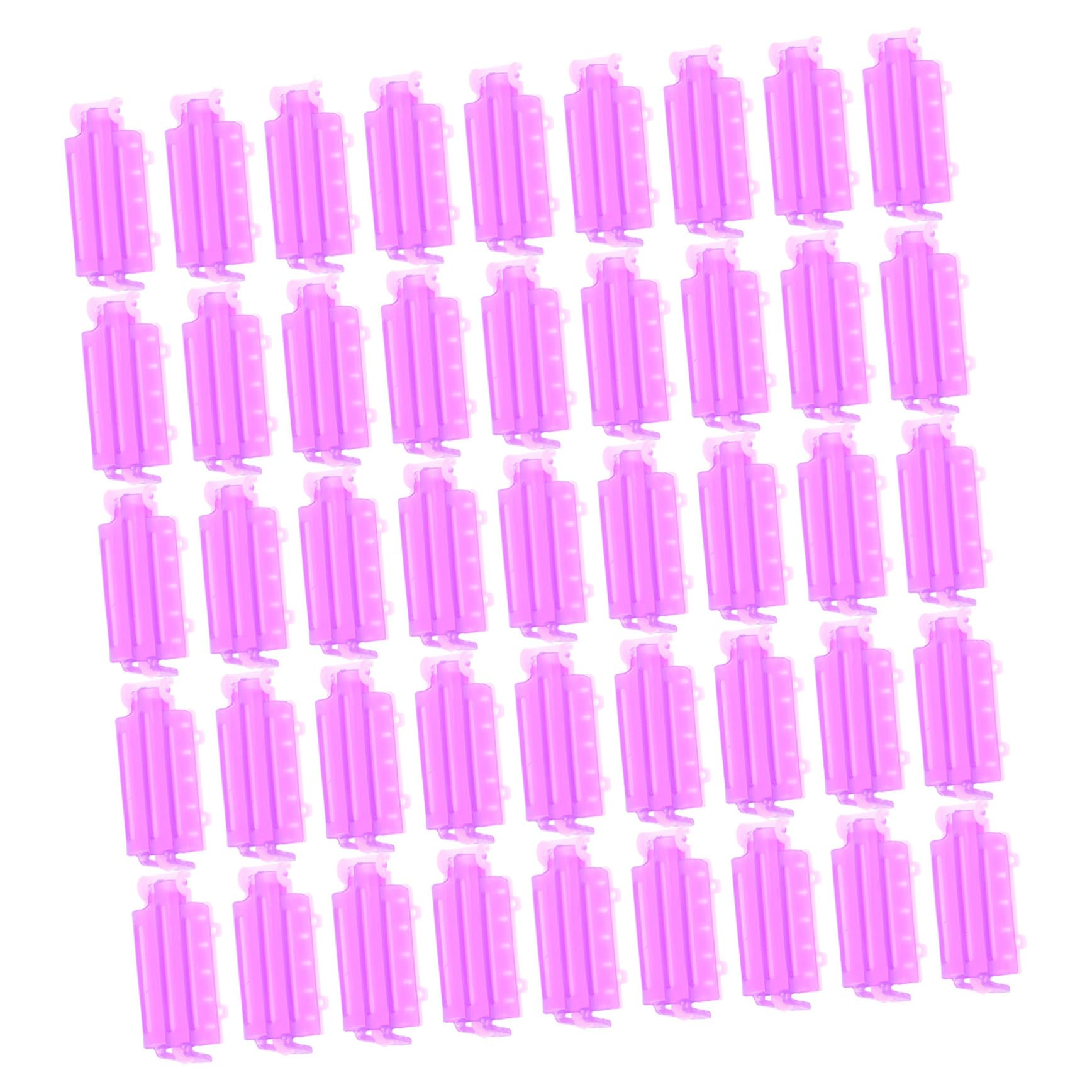 Ipetboom 45pc Curly Hair Clips Wave Perm Rods Resin Hair Curler Stick for Clip Curl Rods for Women
