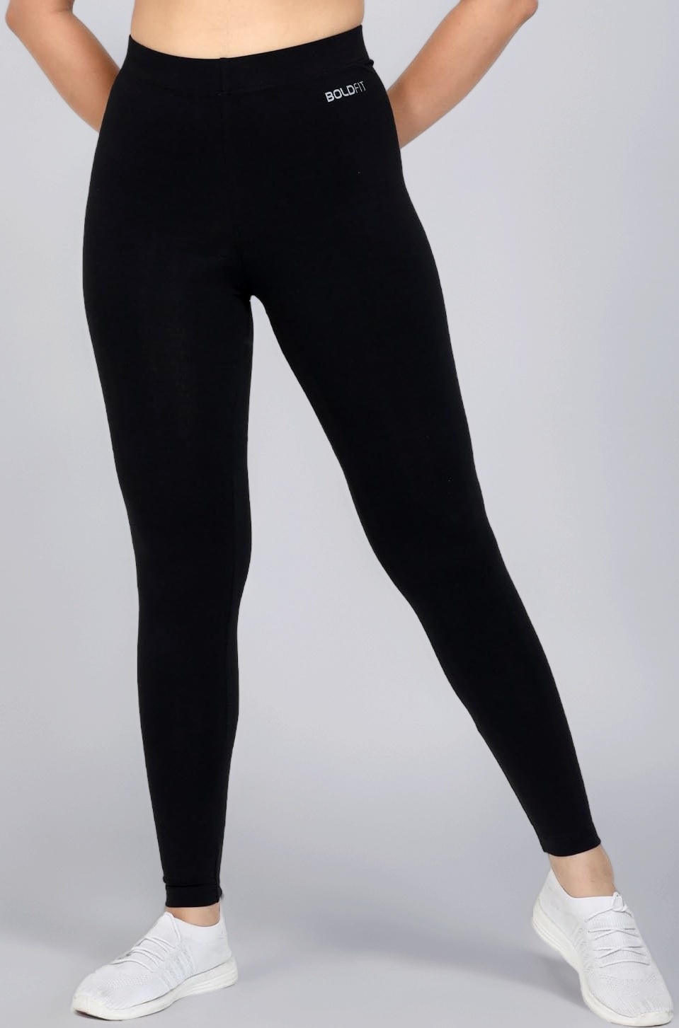 Women's Cotton Stretchable Skinny Fit Mid Rise Yoga Pants - Fitness Leggings, Multipurpose Track Pants, Gym Tights, Active Wear Lower