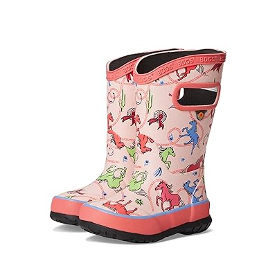 Bogs Kids Rainboot Rodeo Horses (Toddler/Little Kid/Big Kid) Kids Shoes Pink