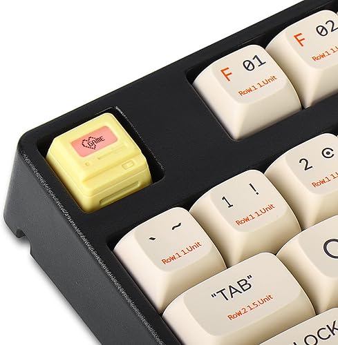 YIMAGUJRX Teclas de bricolaje para llave ESC teclas personalizadas con diseño clásico retro translúcido para teclado mecánico de juegos blanco disponible en Yaxa Colombia