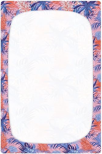 Miniatura 3 de Fitted Crib Sheets Tropical Pineapples Leafs Baby Crib Sheets for Boy & Girl Toddler Mattress Sheets 21216124