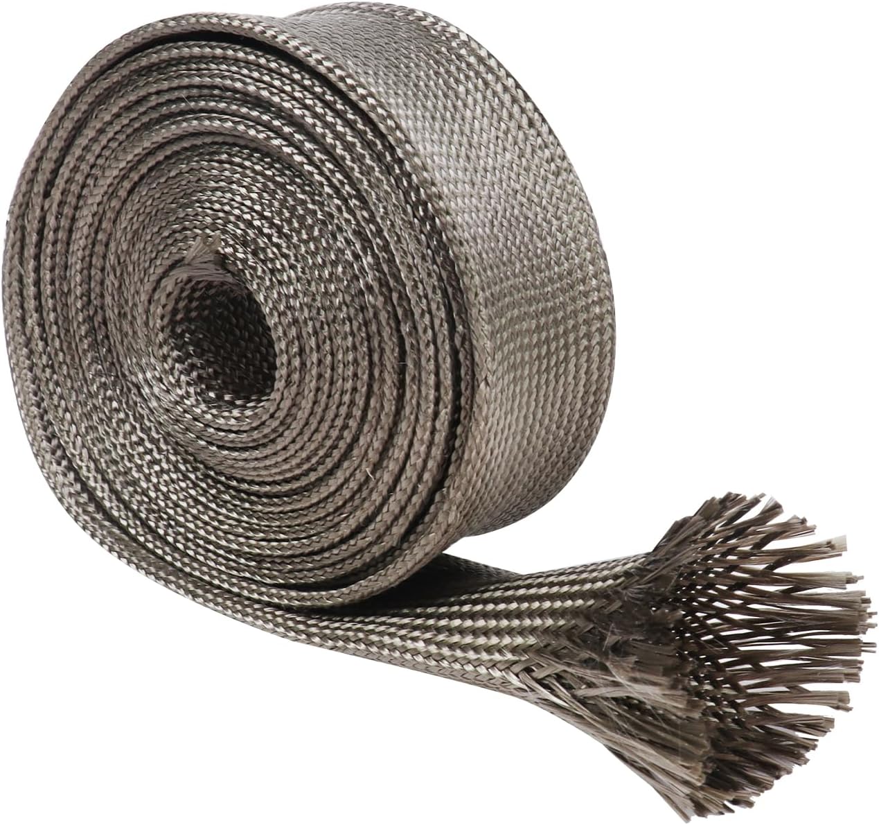 Automotive Wire Hose Heat Shield Sleeve Roll Heat Protection Spark Plug Wire Cover Prevent Vapor Lock for Car&Auto Wire Loom Brake Cable (1'' - 15ft)