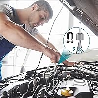 Vista 5 de 3 bandejas magnéticas para herramientas con 5 libras, juego de herramientas magnéticas telescópicas, 3 pulgadas, 4 pulgadas, 6 pulgadas, bandeja