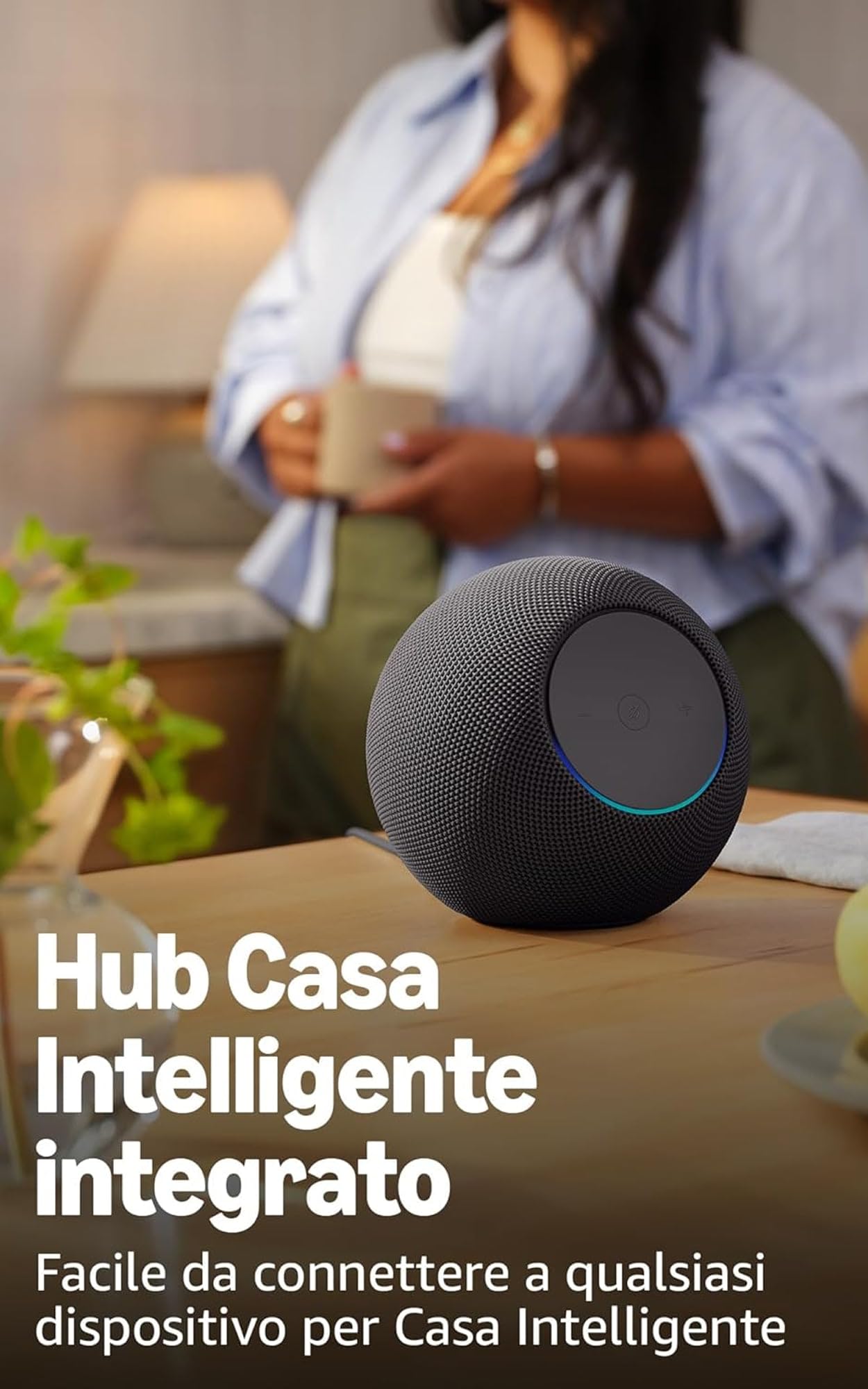 Amazon Echo Studio + Supporto da parete Made for Amazon per Echo Studio