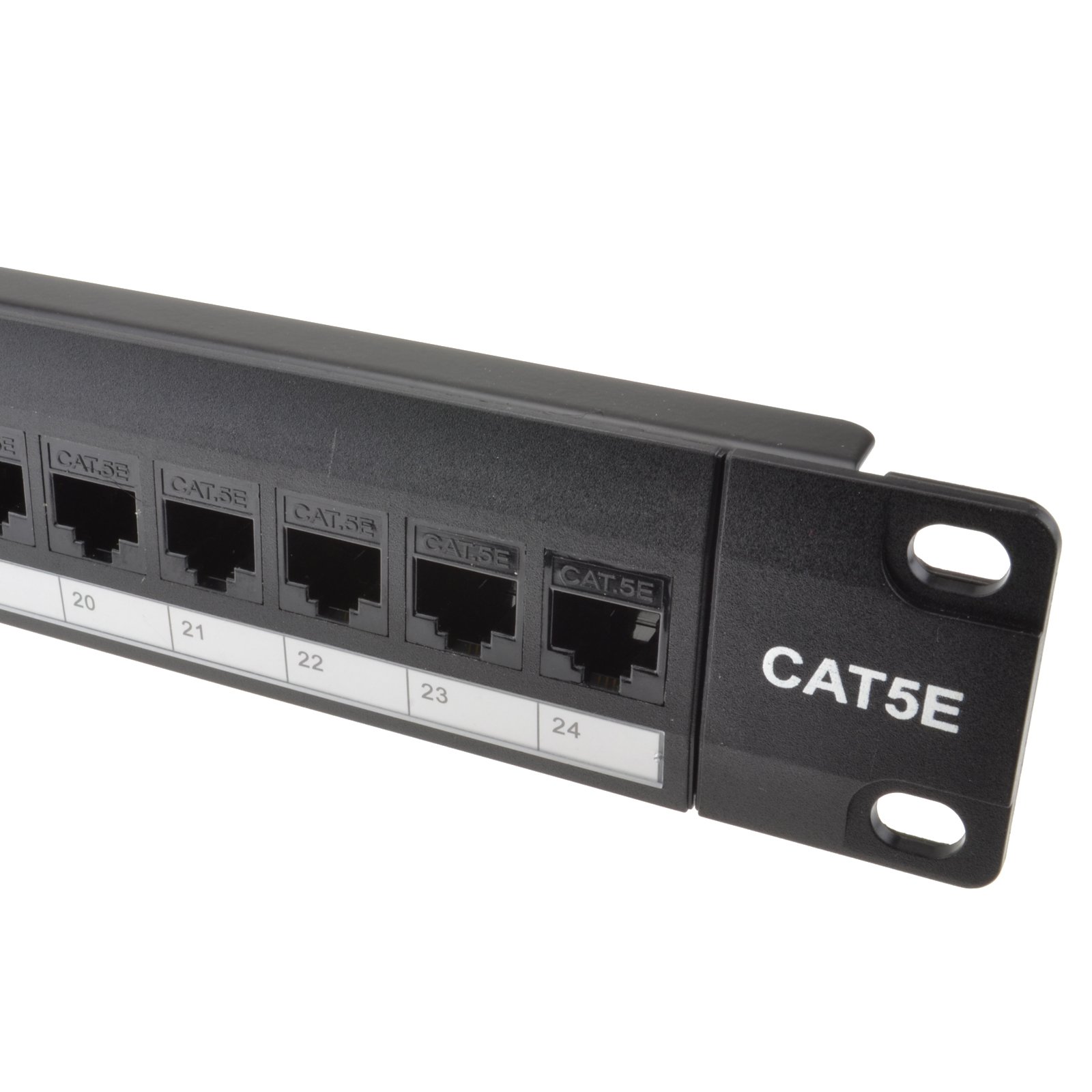 kenable 24 Port RJ45 CAT5e In Line Pass Through Coupler 19 Inch Patch