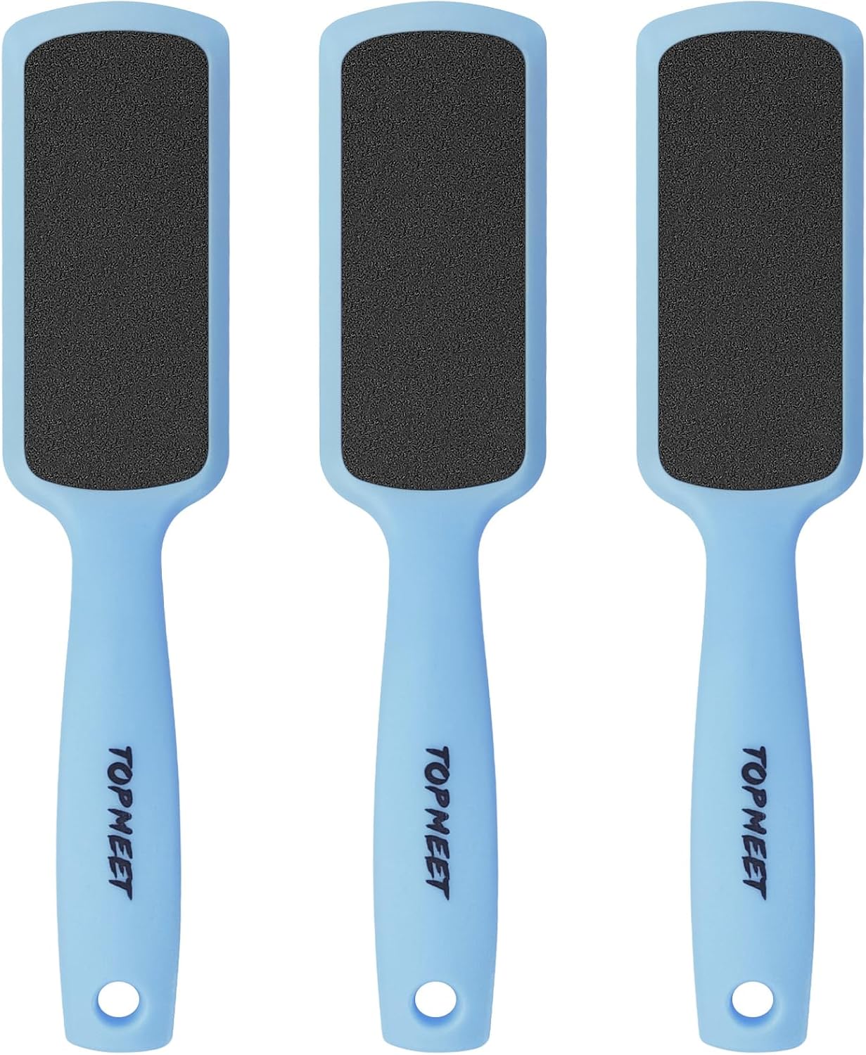 Topmeet Foot File for Dead Skin - Dual Sided Foot Rasp Callus Removers, Professional Pedicure Tool for Soft, Smooth Feet (Blue)