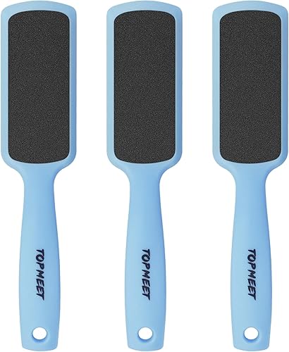 Lima de Pie para Piel Muerta - Lima de Doble Cara para Eliminar Callos, Herramienta Profesional de Pedicura para Pies Suaves y Lisos (Azul)