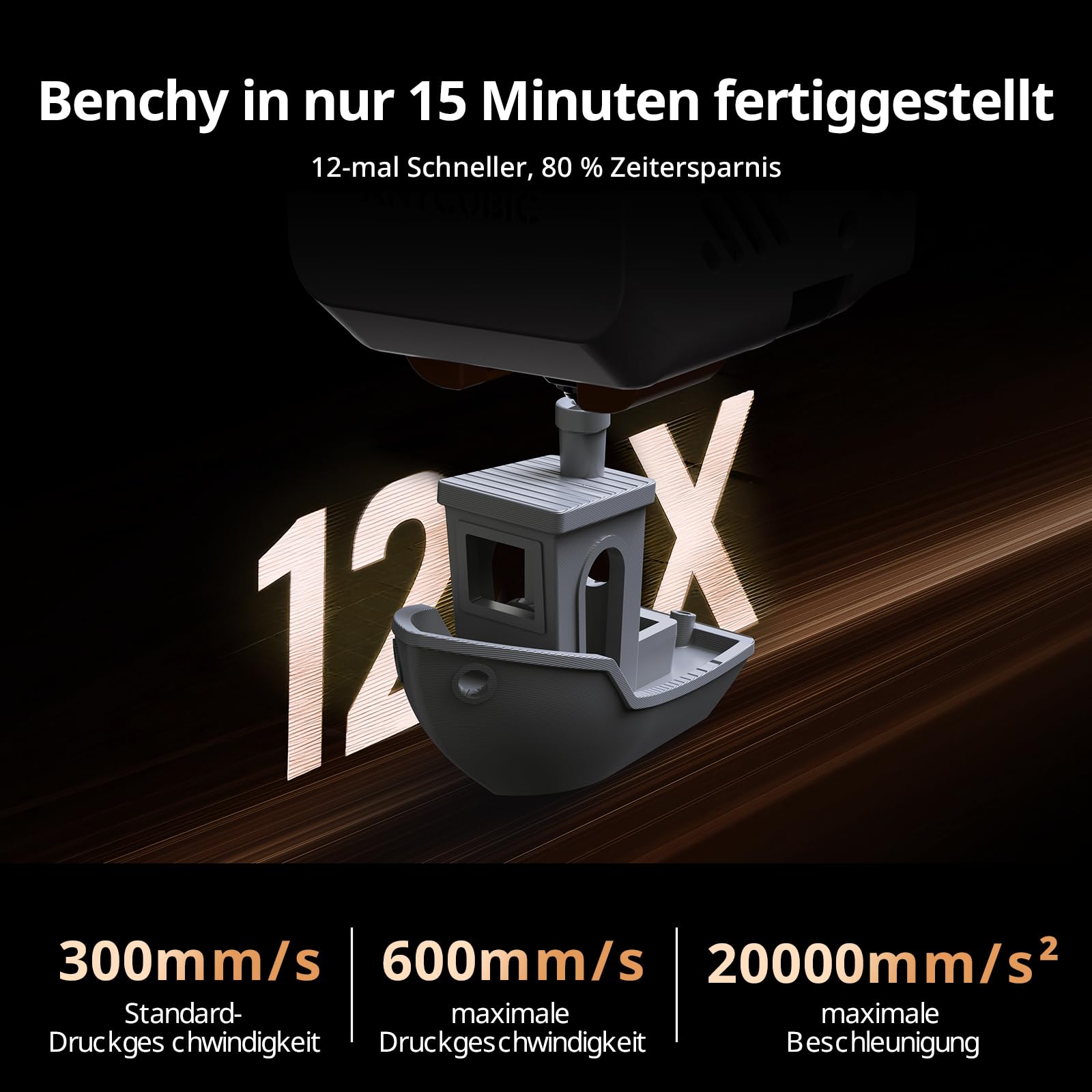 Anycubic Kobra S1 Max Combo 3D Drucker Mehrfarbig, 350 °C Hotend | Robuste Vollmetall CoreXY Konstruktion, Vollautomatische Kalibrierung, Druckgröße 350x350x350 mm