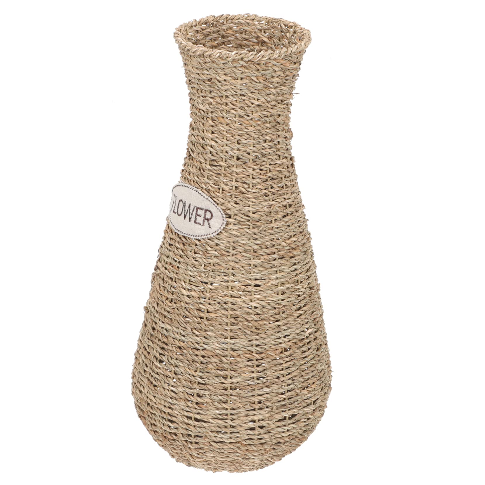 Vase à fleurs tressé en rotin pour sublimer votre espace de travail et salon