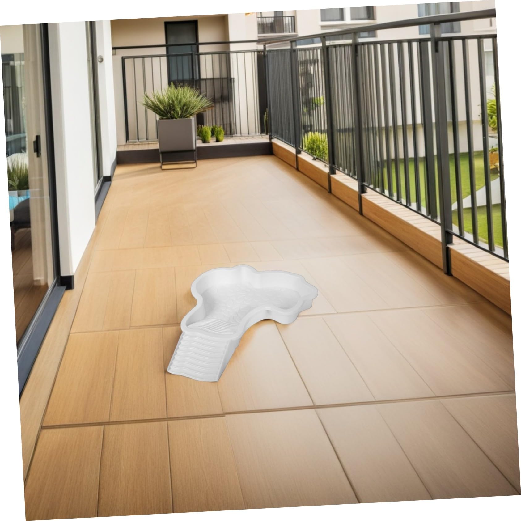 Toyvian 2 Pezzi d Acqua per Tartarughe con Antiscivolo Vasca Bagnatura per Rettili Piccoli Piattaforma per Crogiolarsi e Arrampicata Materiale Facile da Pulire per Habitat