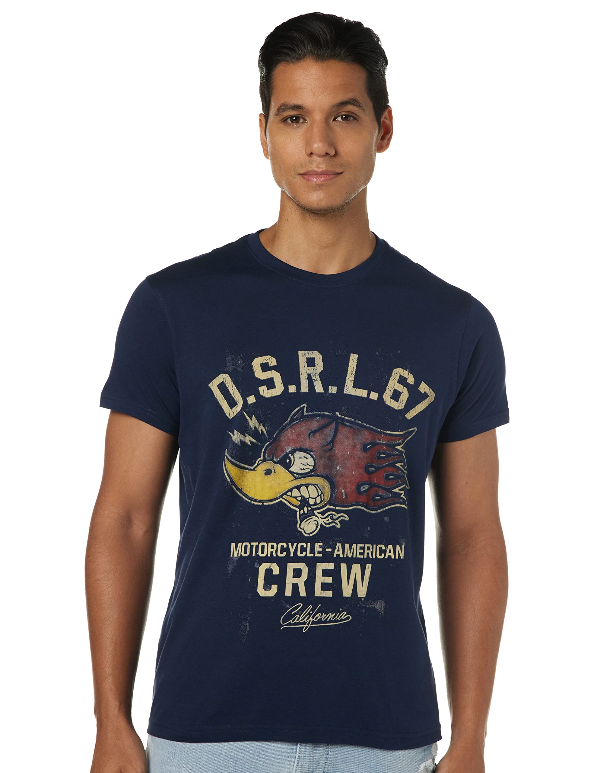 Printed Round Neck T-Shirt For Men