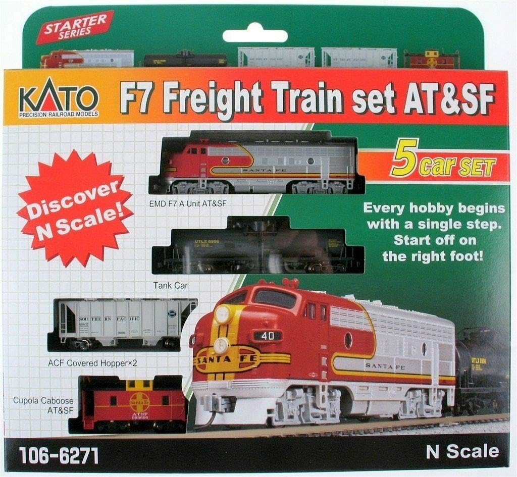 N F7 Freight Train Set at&SF 5-Unit Set