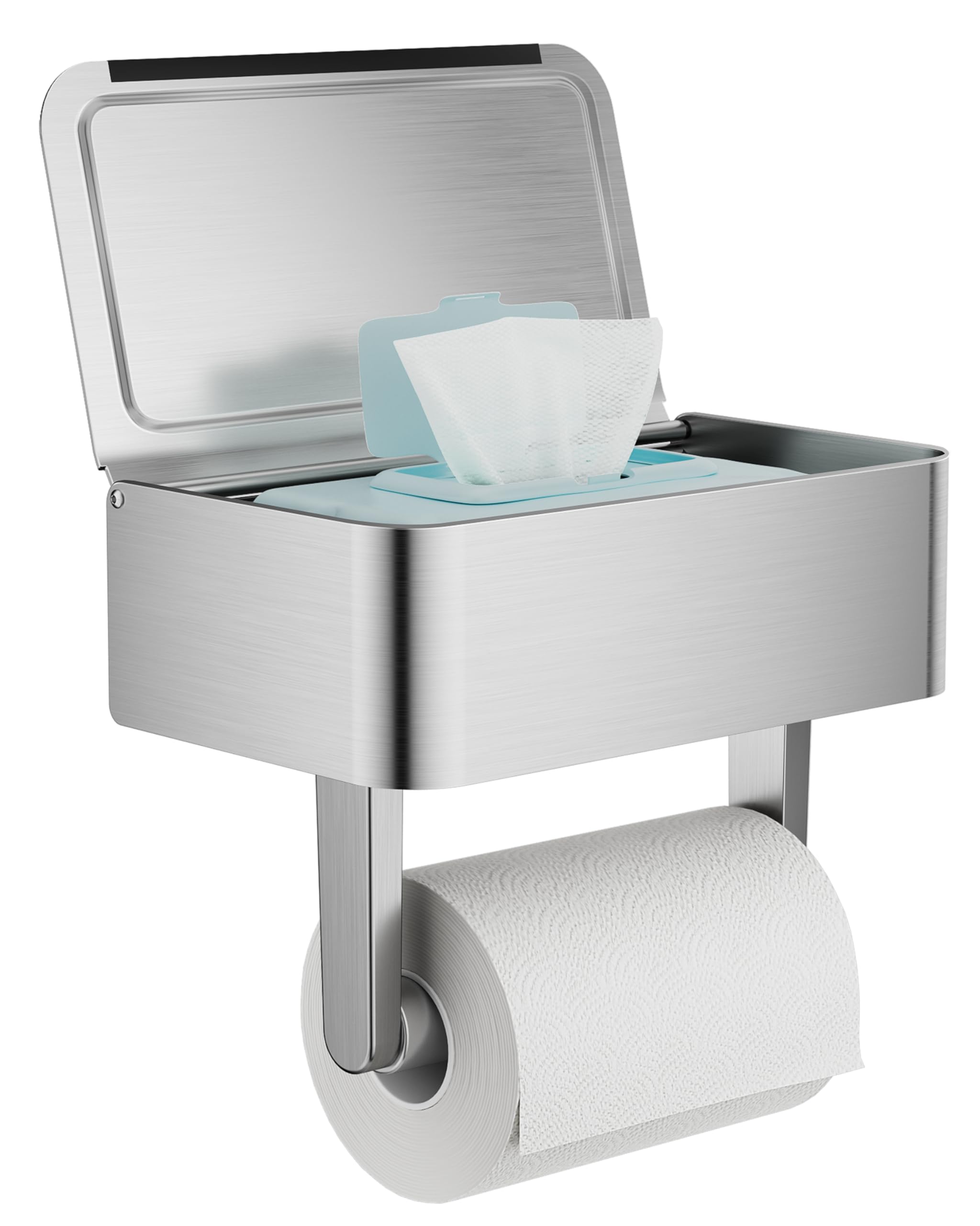 WZKALY Nickel Wall Mount with Wipe Storage