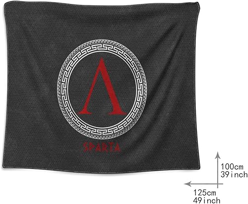 Miniatura 3 de Tapiz con emblema de la ciudad griega antigua, bandera de Polis griega, póster para colgar en la pared, 39.4 x 49.2 in, decoración de pared