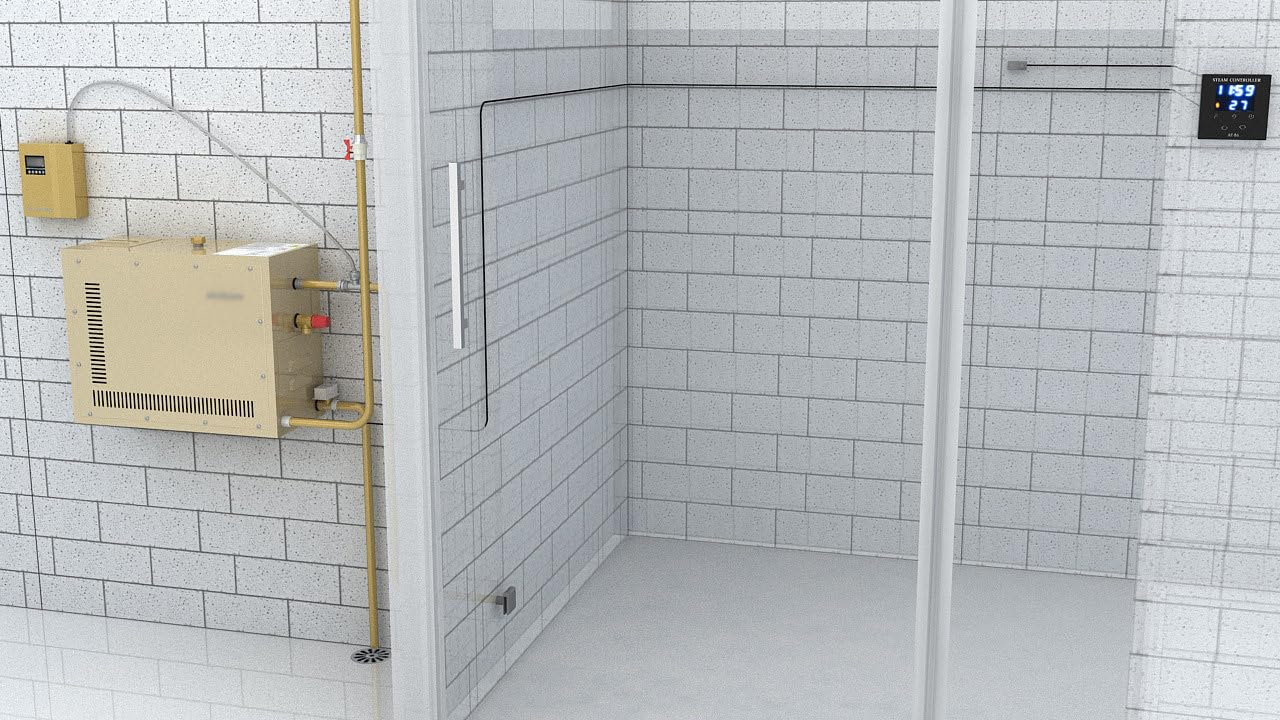 Generador de baño de vapor para sauna y ducha turca en casa, certificado CE, 220 V, potencia ajustable de 3 kW a 18 kW, rango de temperatura de 25 a 55 ℃