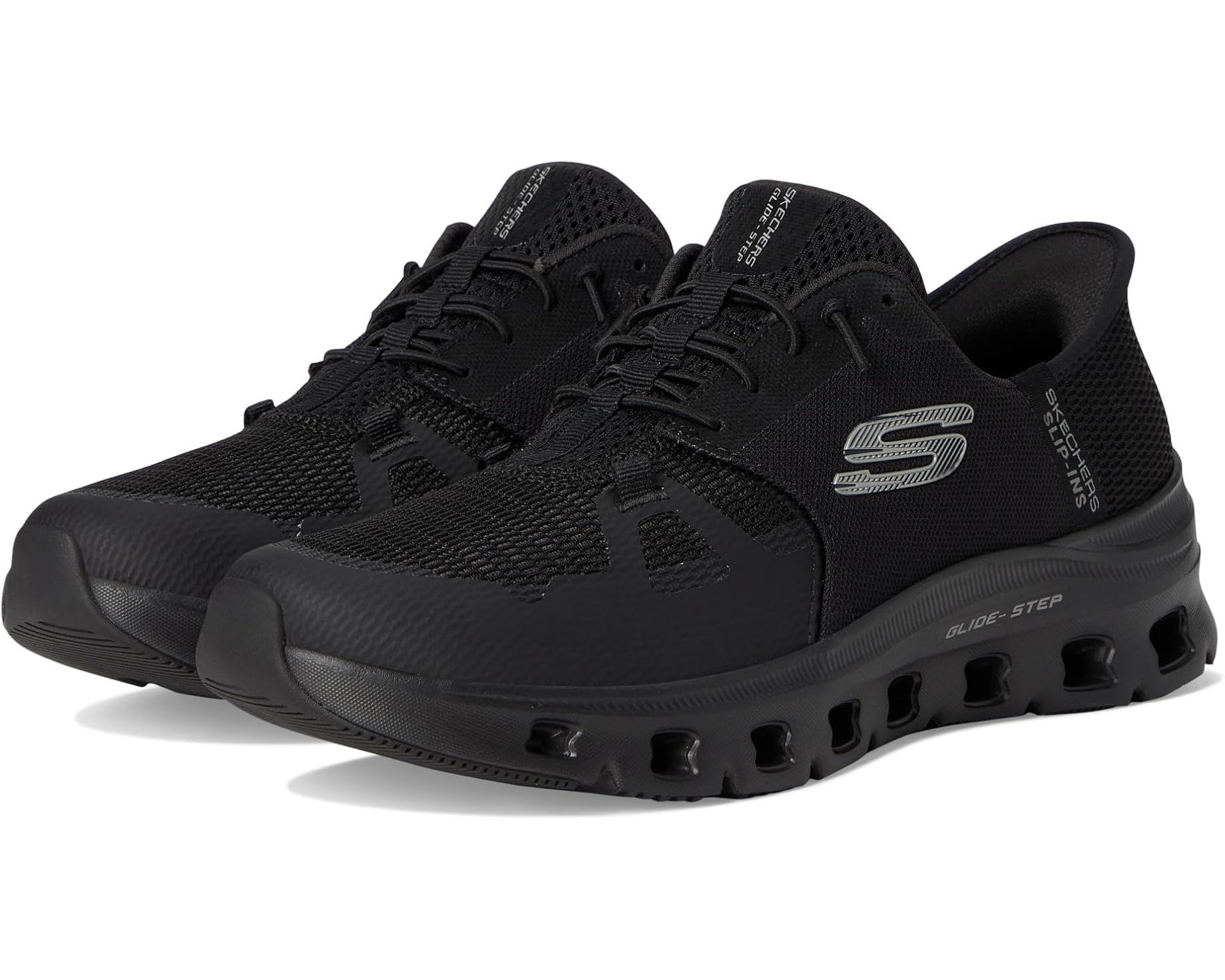 Skechers Men's Resistant Glide-Step Pro Slip-ins Work Sneakers, BLK, 13