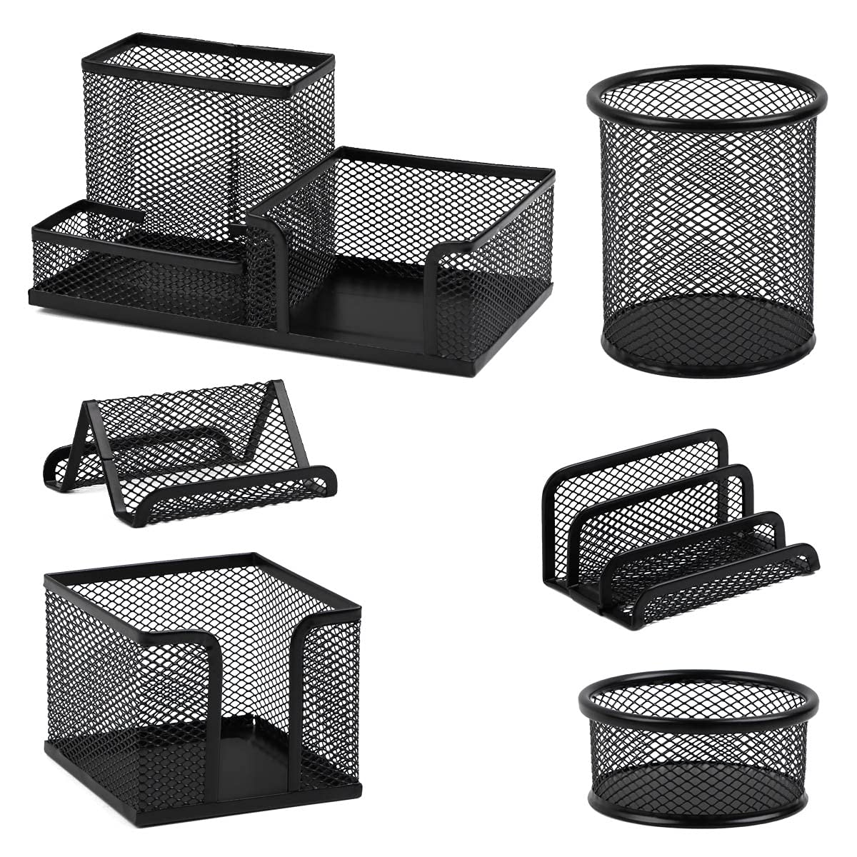 Amazon Co Jp Atpwonz 文房具収納 6個セット卓上デスクオーガナイザー ペンカップ 名刺スタンド メモ立て クリップ収納ホルダー 付箋ホルダー 金属メッシュ デスク収納 小物入れ 文具 オフィス ブラック 文房具 オフィス用品 Amazon Co Jp Atpwonz 文房具収納 6個セット卓上デスクオーガナイザー ペンカップ 名刺スタンド メモ立て クリップ収納ホルダー 付箋ホルダー 金属メッシュ デスク収納 小物入れ 文具 オフィス ブラック 文房具 オフィス用品