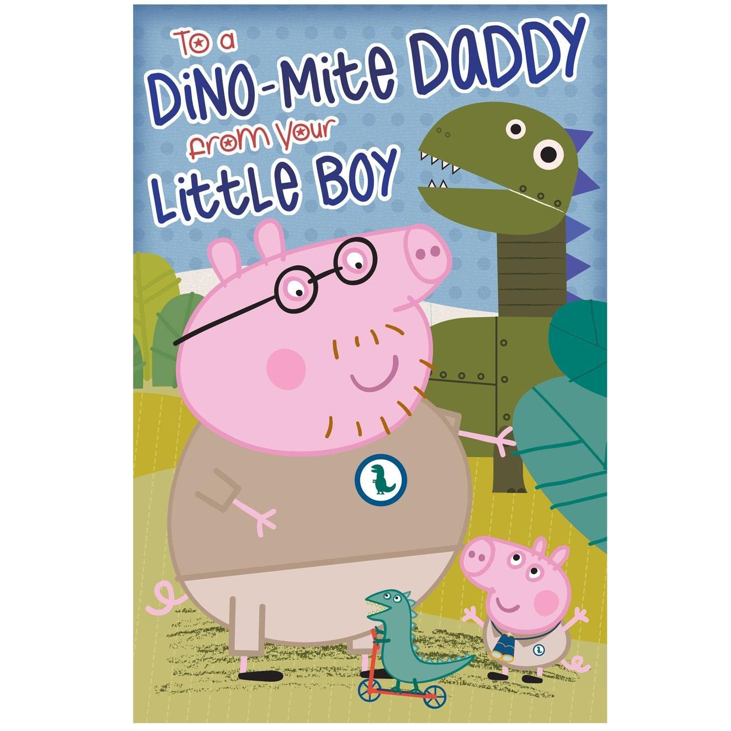 Peppa Pig Fathers Day Card for Your Daddy