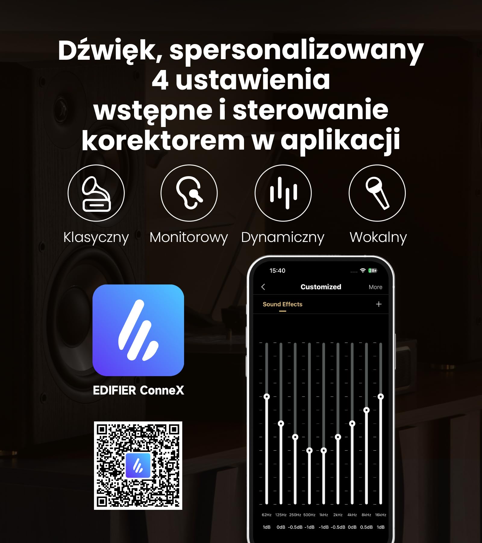 Edifier R2750DB MKII 3-drożne aktywne głośniki półkowe, kolor orzechowy | 144W, Hi-Res, Monitory Studyjne, Wyjście Na Subwoofer, Bluetooth 6.0 Ldac, Do Studia, Kina Domowego I Zestawu Biurkowego