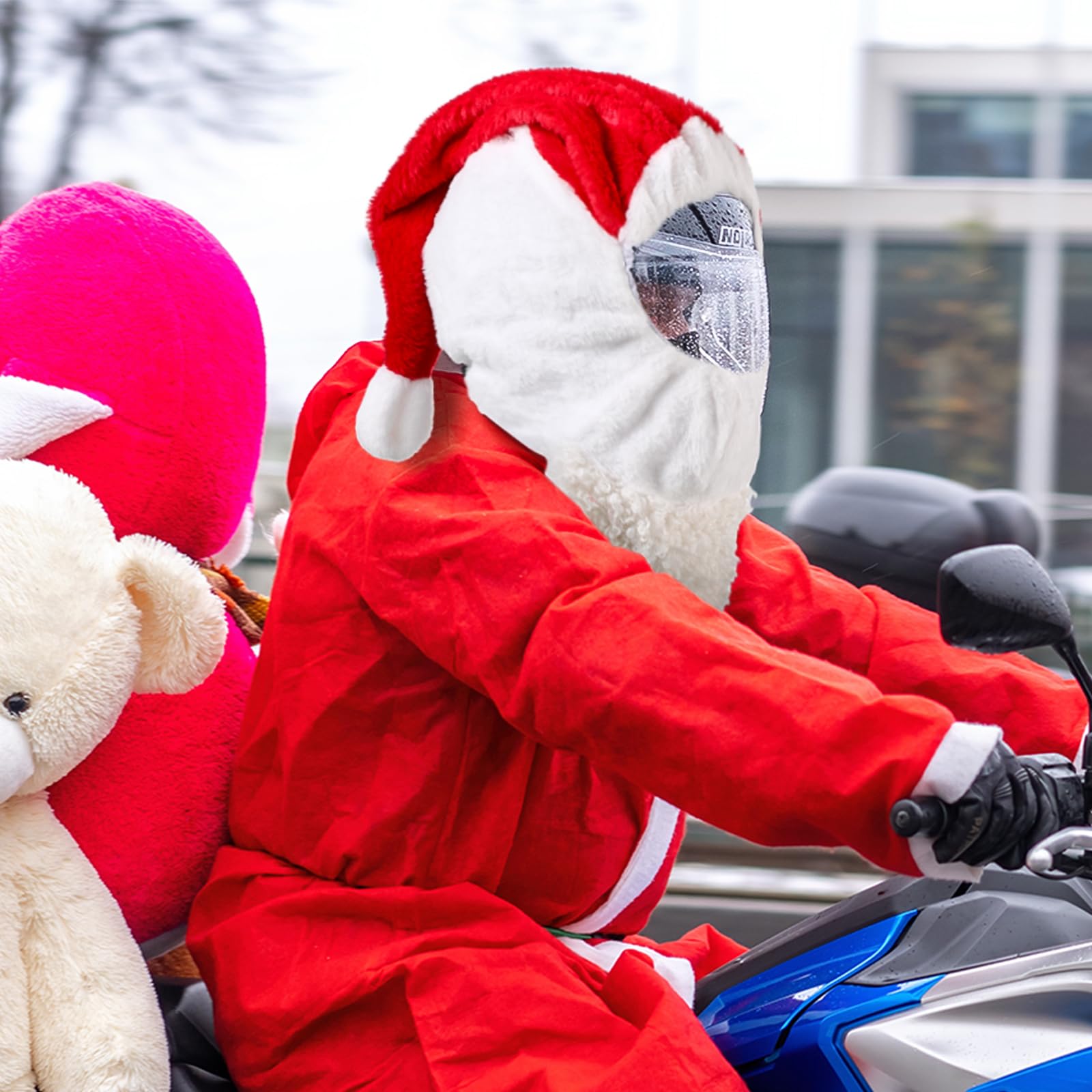Gorro Navidad Para Casco De Moto Funda De Casco De Moto De Papá