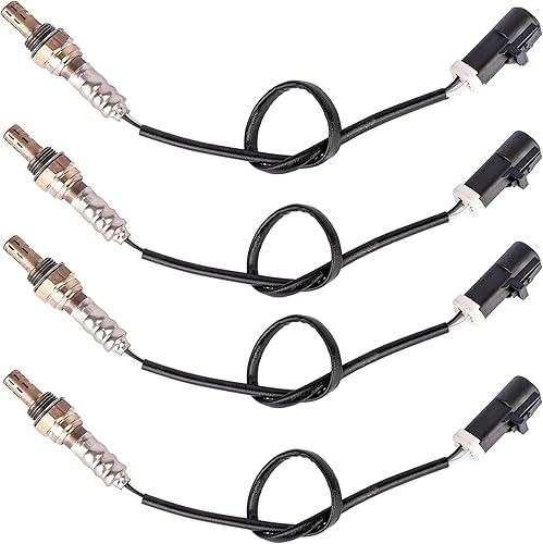 Miniatura 8 de Yeoflagtrade Sensor de oxígeno O2 15716 15717 15718 15719 aguas arriba aguas abajo compatible con Ford Contour E-250 Van E-350 Super Duty E-450