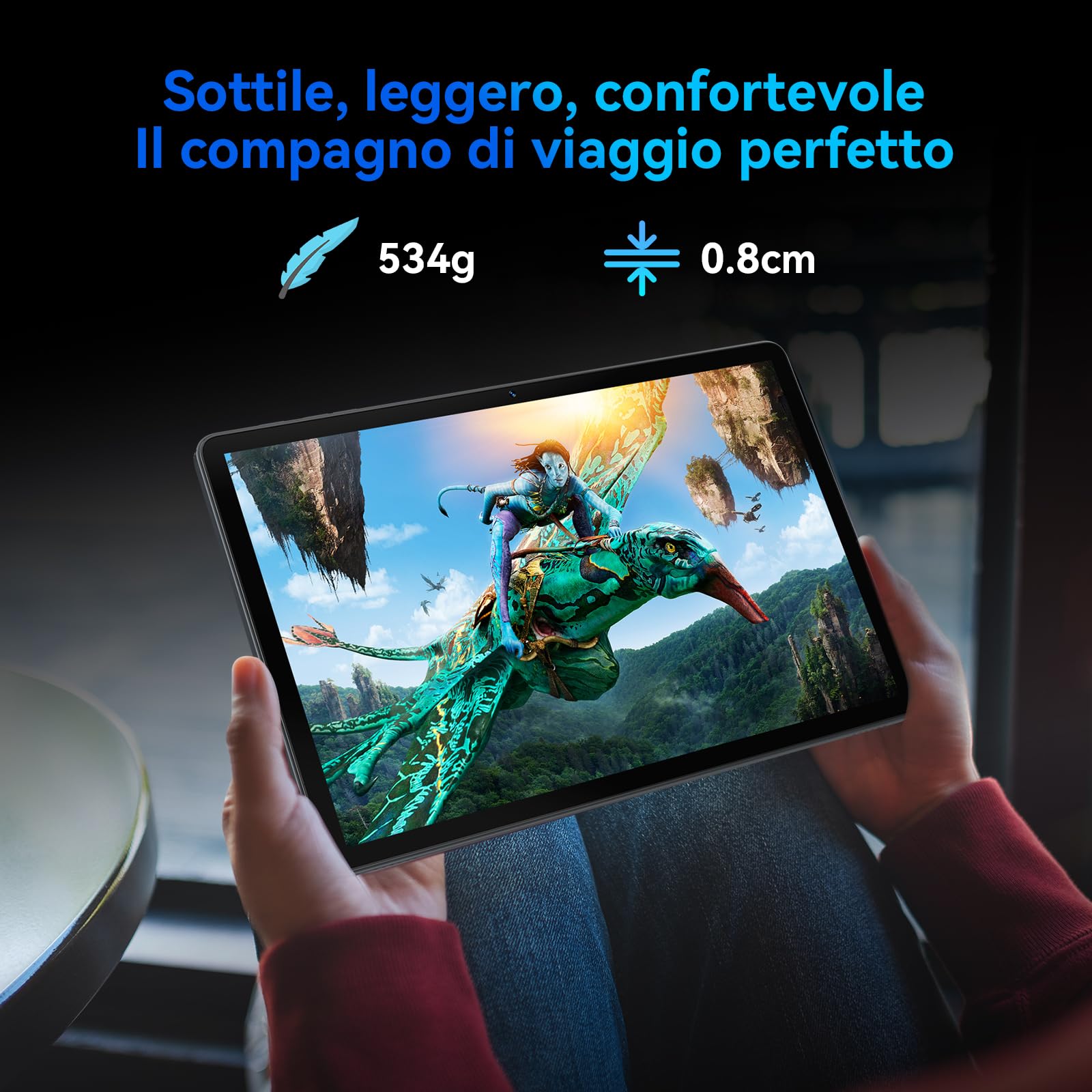 Tablet 11 Pollici in Offerta, 24 GB+256 GB(4 TB TF), Android 16 | Tablet con Sim, Octa-core, 1920*1200 FHD+, 8000 mAh, 16 MP+8 MP, Gemini AI, Widevine L1 (4 Anni di Garanzia)