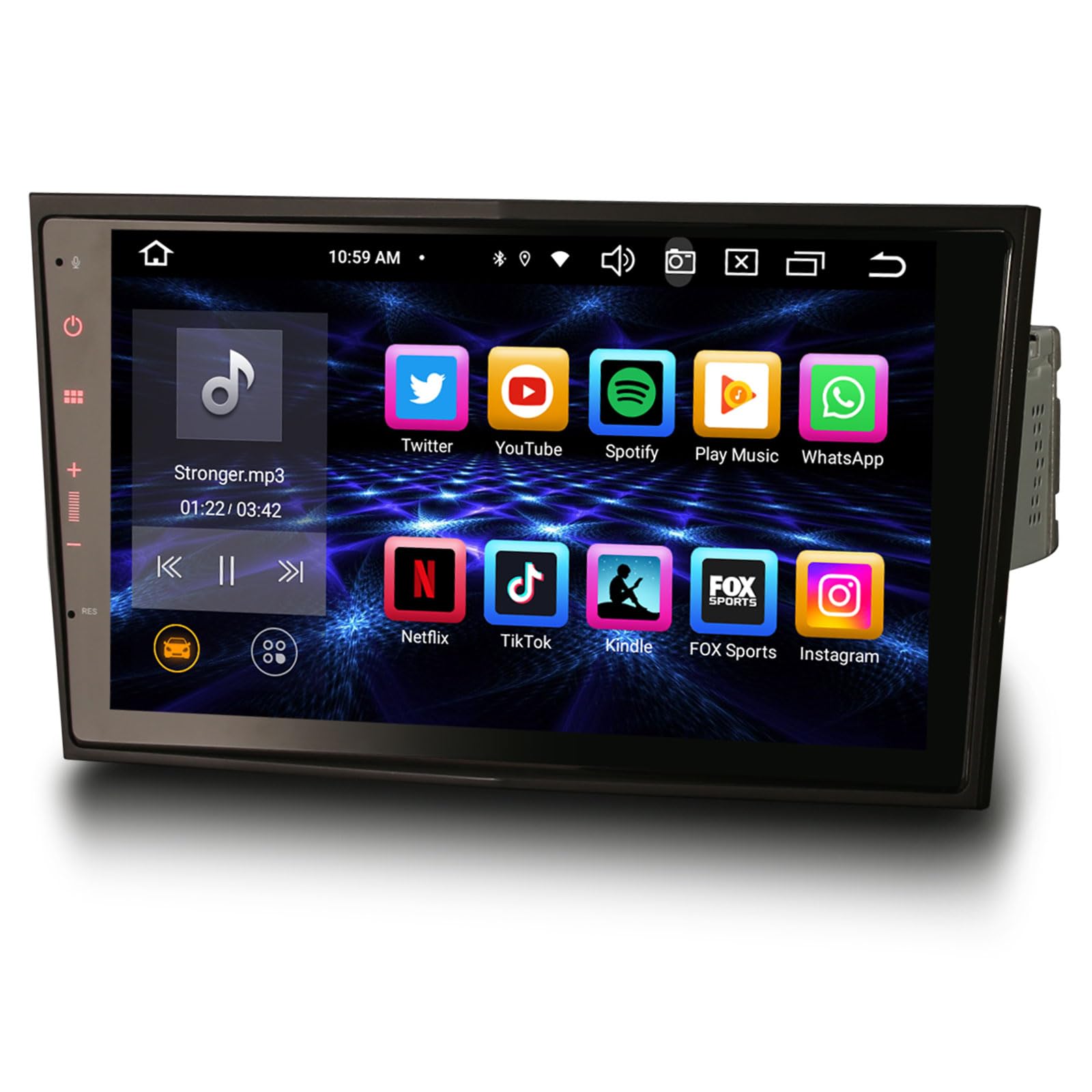 Erisin 8-Core Android 14 Autoradio Bluetooth 5.0 per Opel Antara Astra H Corsa C/D Meriva Signum Vivaro Zafira Combo 8 pollici Supporta GPS Navigatore CarPlay Android Auto DAB+ FM Radio 4GB+64GB