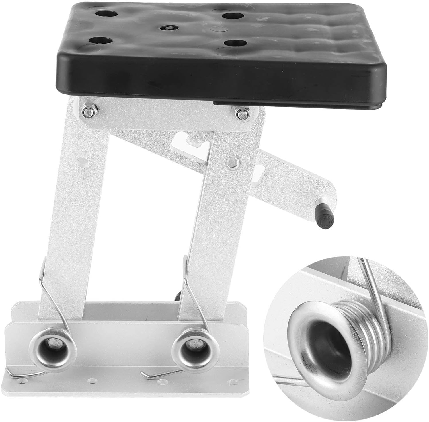 Aramox Motor Motorhalterung, Außenbordmotor-Halterung,Aluminium-Außenborder-Zusatzmotorhalterung Halterung Einstellbar für 2-Takt 7,5-20 PS
